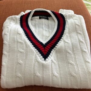 Anybody Collection Lightweight Tennis Sweater Made in the U.K.